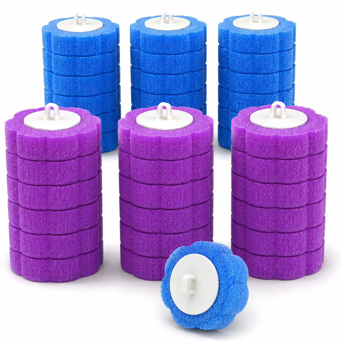 Disposable Toilet Brush Replacement Heads 36PCS / 54PCS