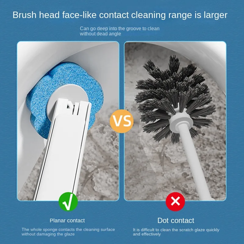 Disposable Toilet Brush Replacement Heads 36PCS / 54PCS
