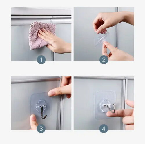 Adhesive Wall Hooks