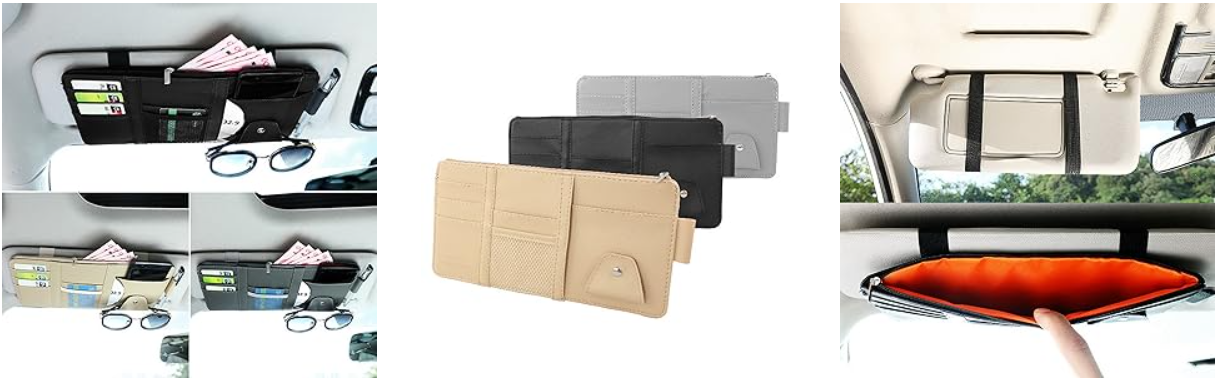 Car Card Holder Sun Visor